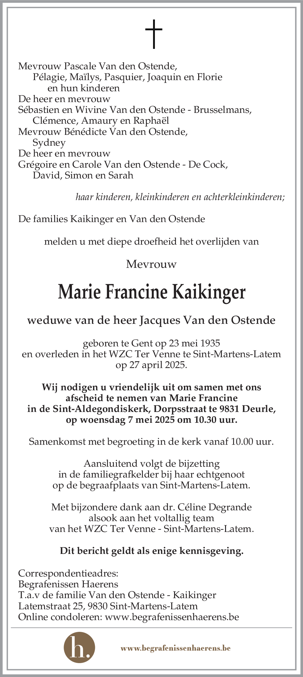 Marie Francine Kaikinger