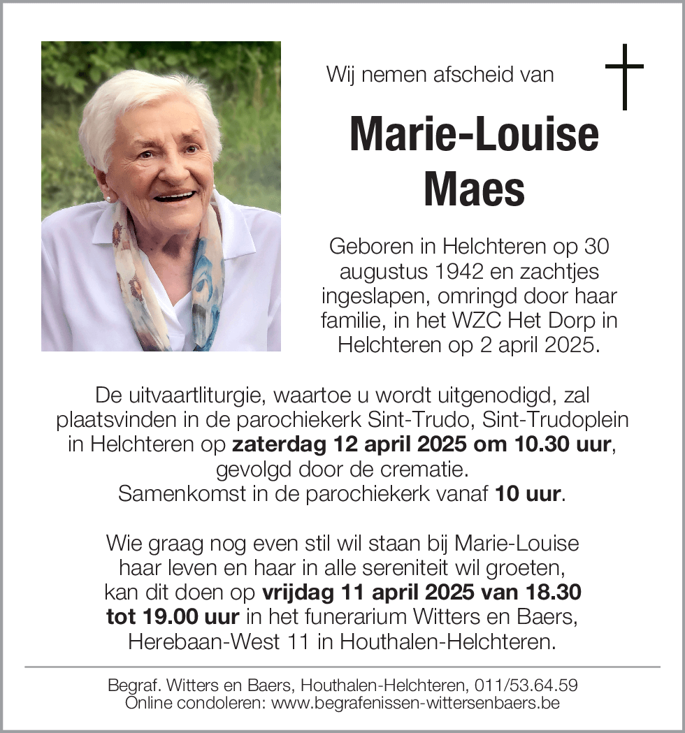 Marie-Louise Maes