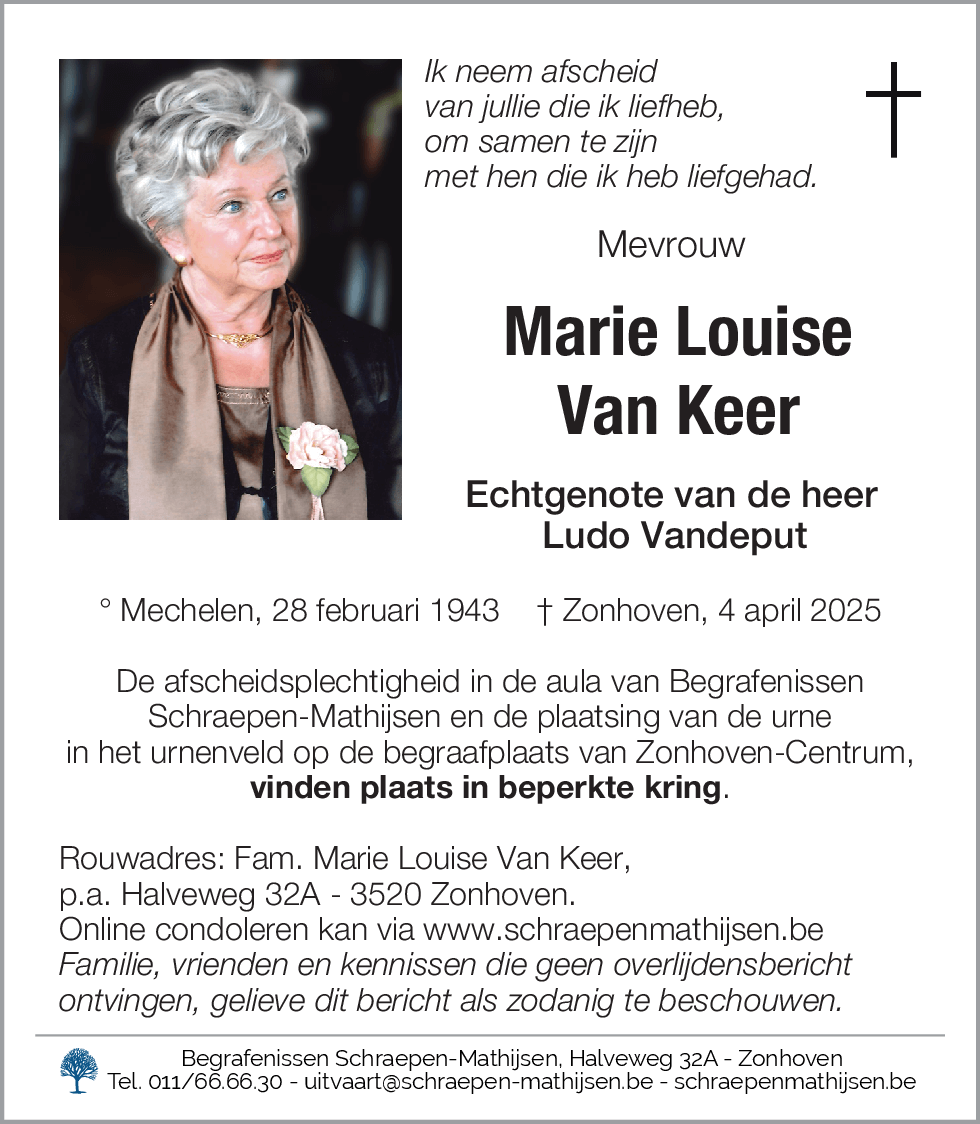 Marie Louise Van Keer