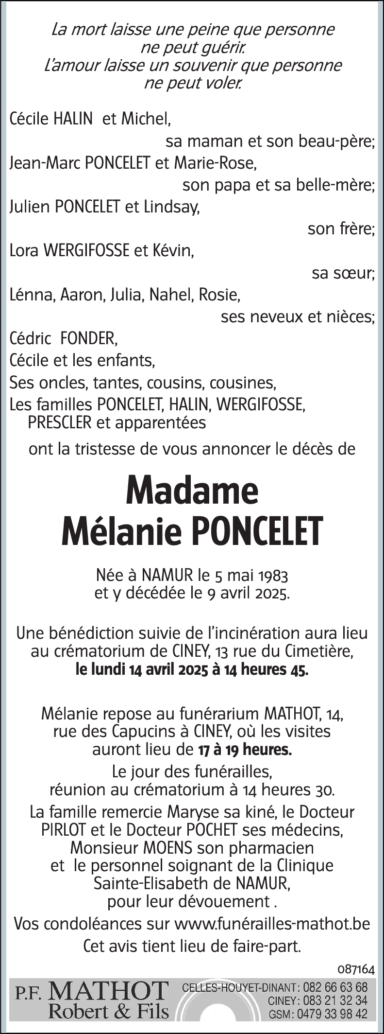 Mélanie PONCELET