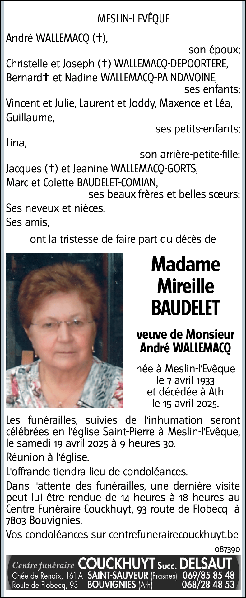 Mireille BAUDELET