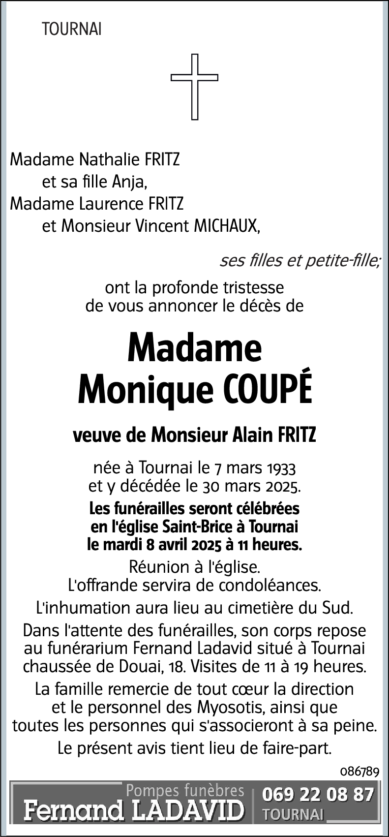 Monique COUPÉ