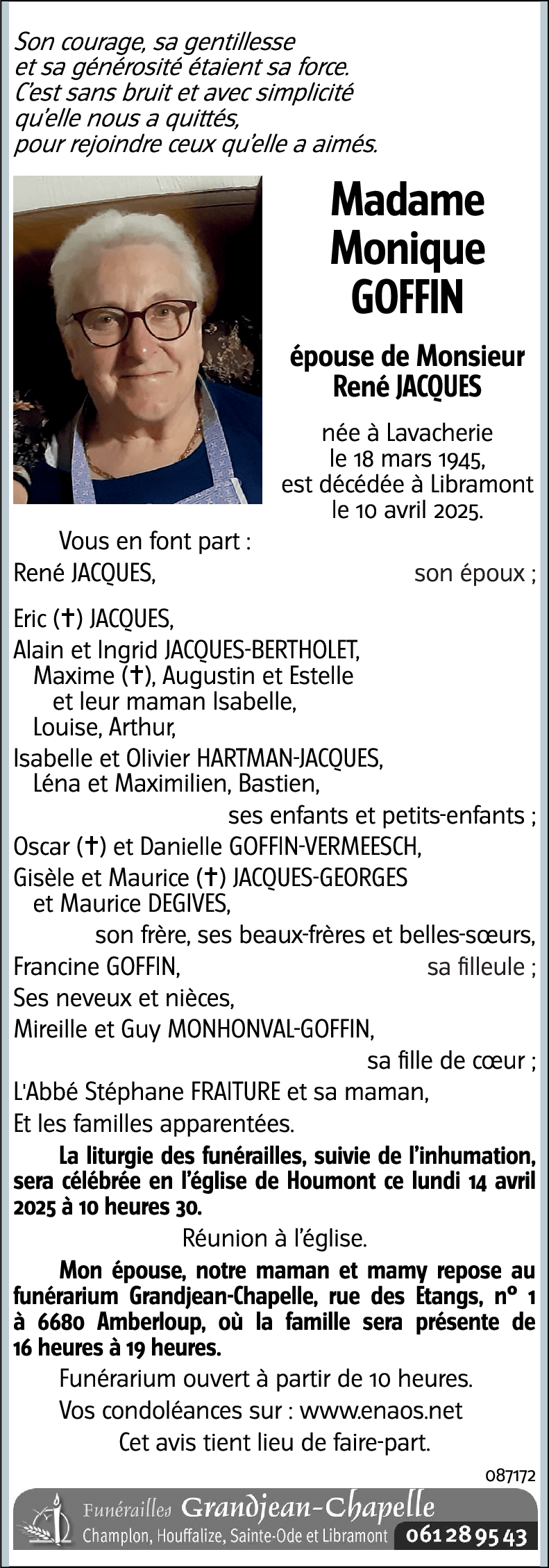 Monique GOFFIN