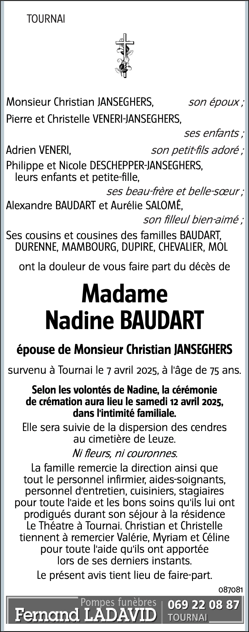 Nadine BAUDART