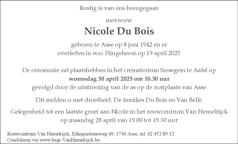 Nicole Du Bois