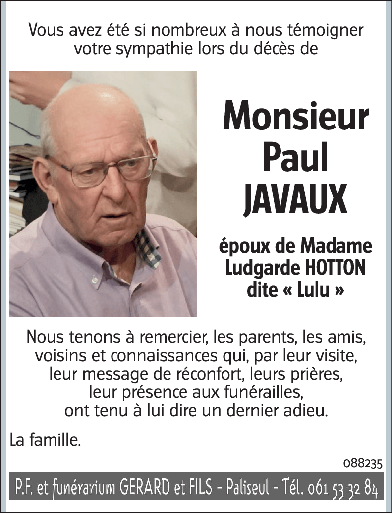 Paul JAVAUX