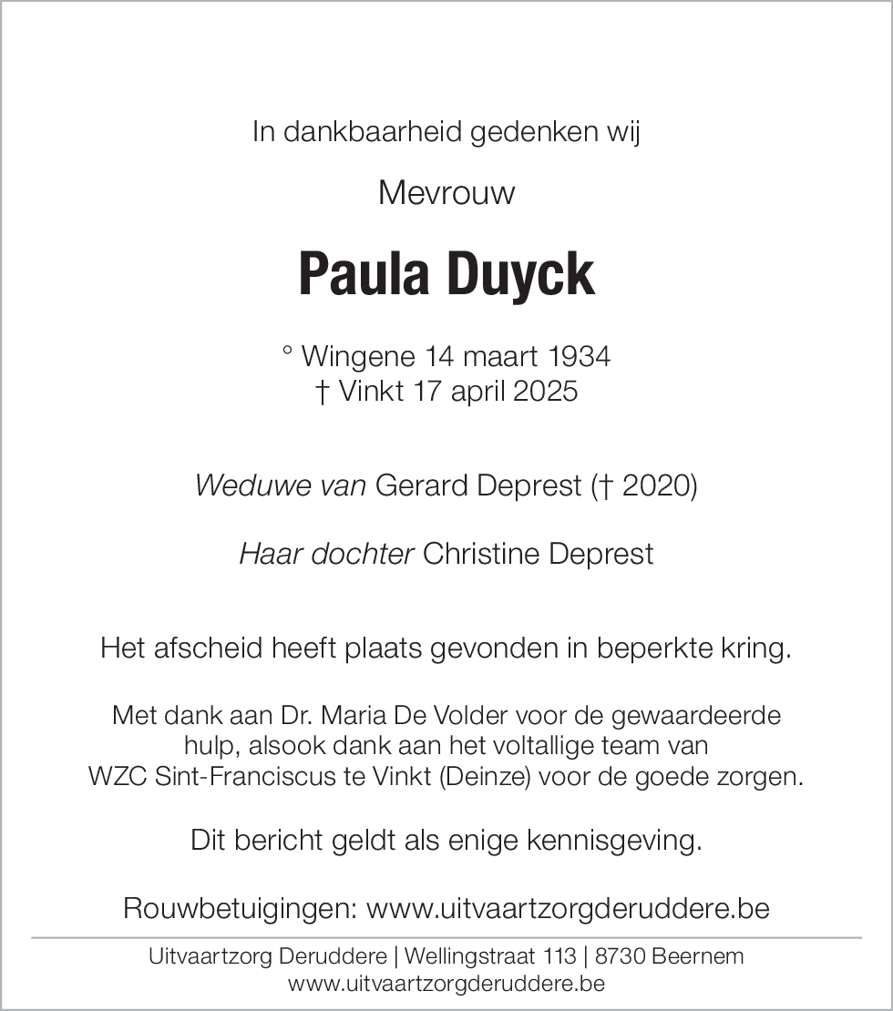 Paula Duyck
