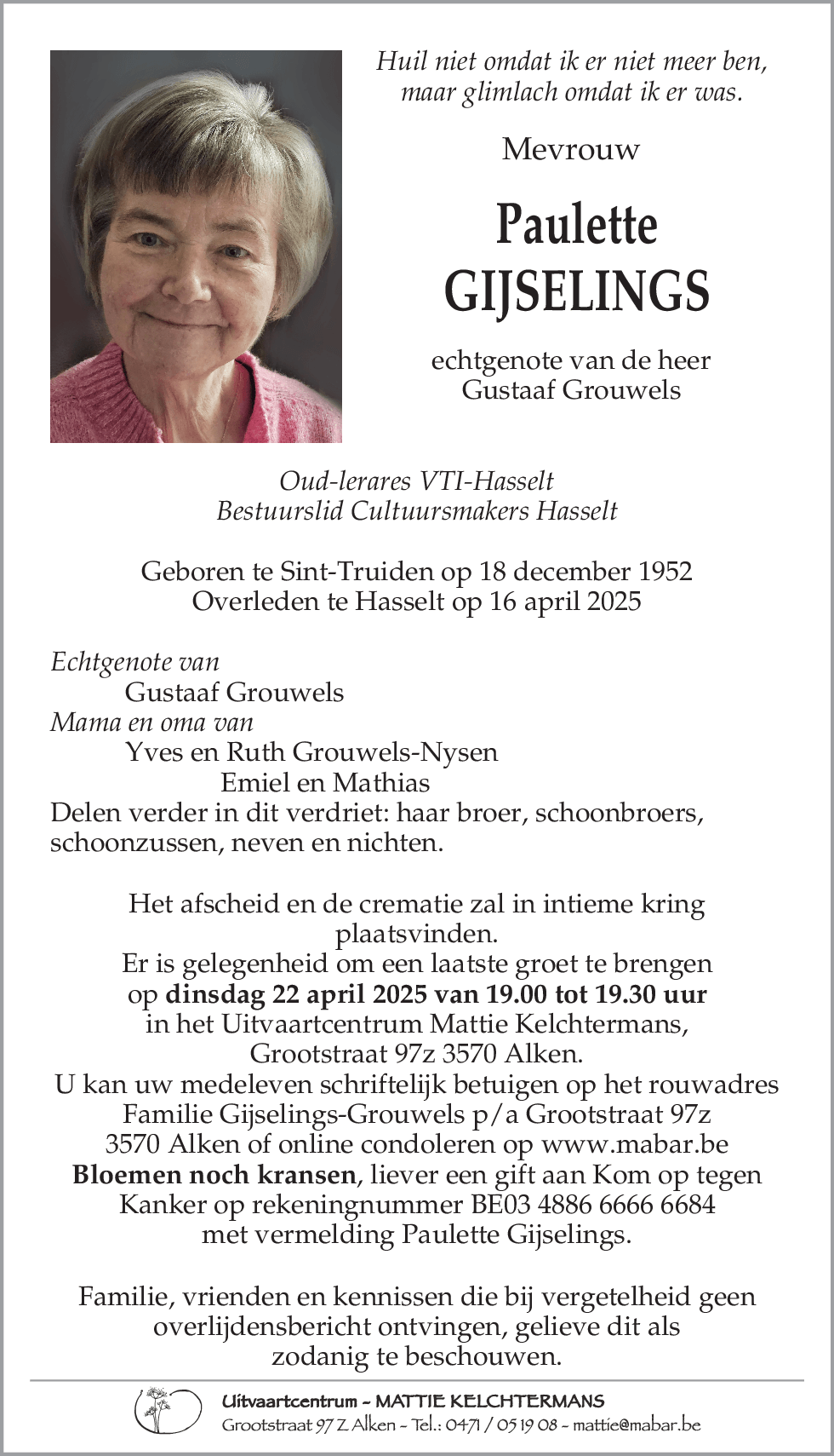 Paulette Gijselings