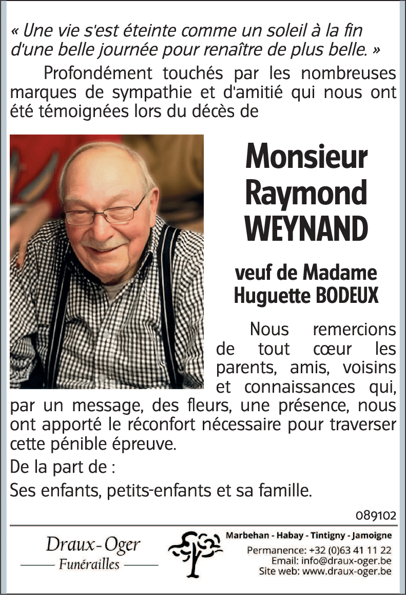 Raymond WEYNAND