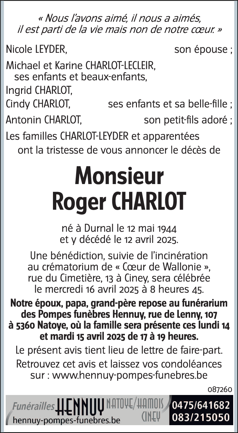 Roger CHARLOT