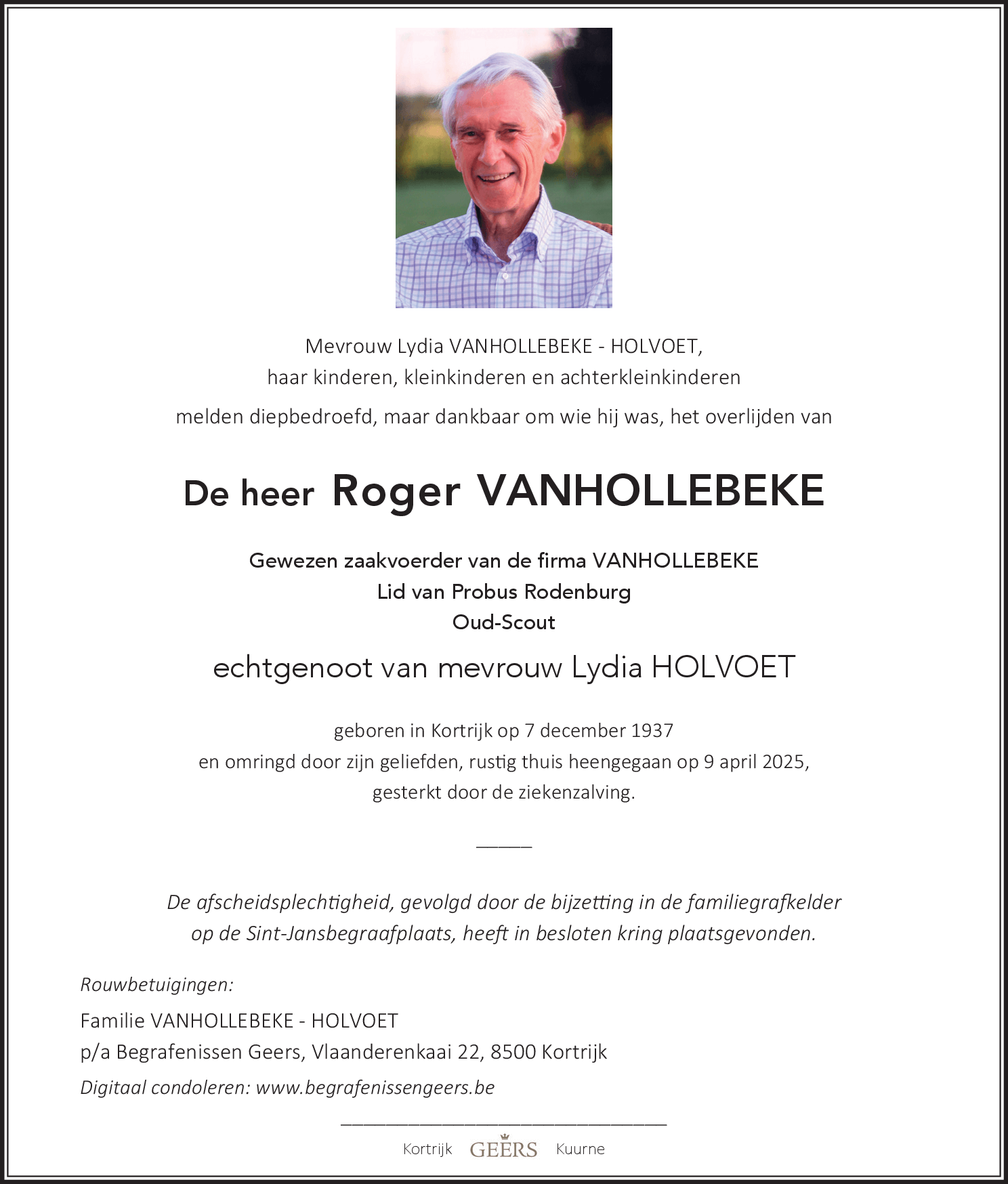 Roger Vanhollebeke
