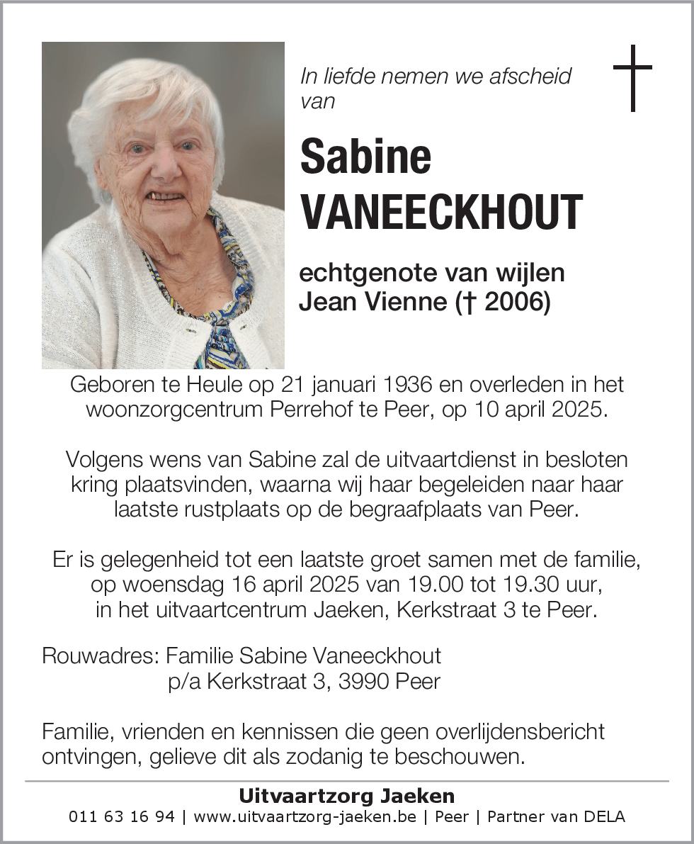 Sabine Vaneeckhout