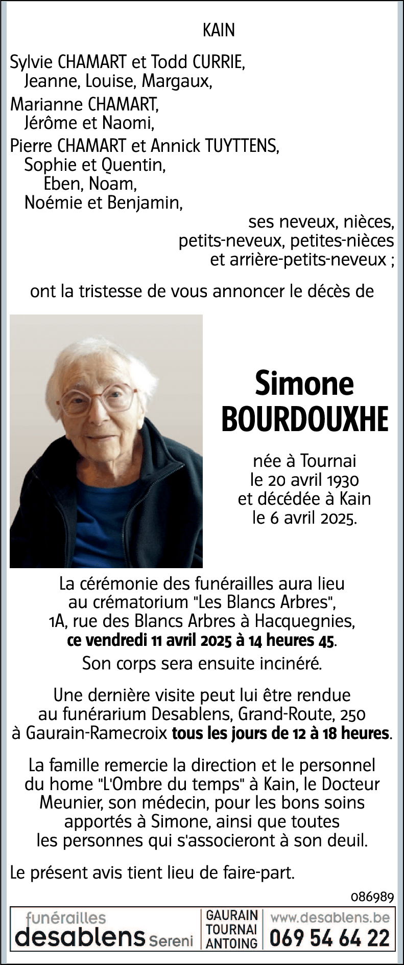 Simone BOURDOUXHE