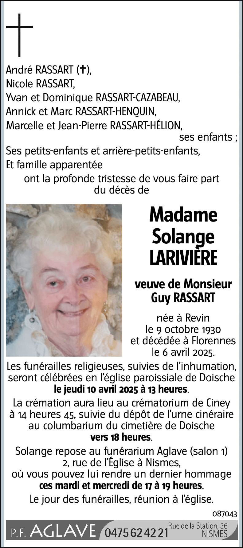 Solange LARIVIERE