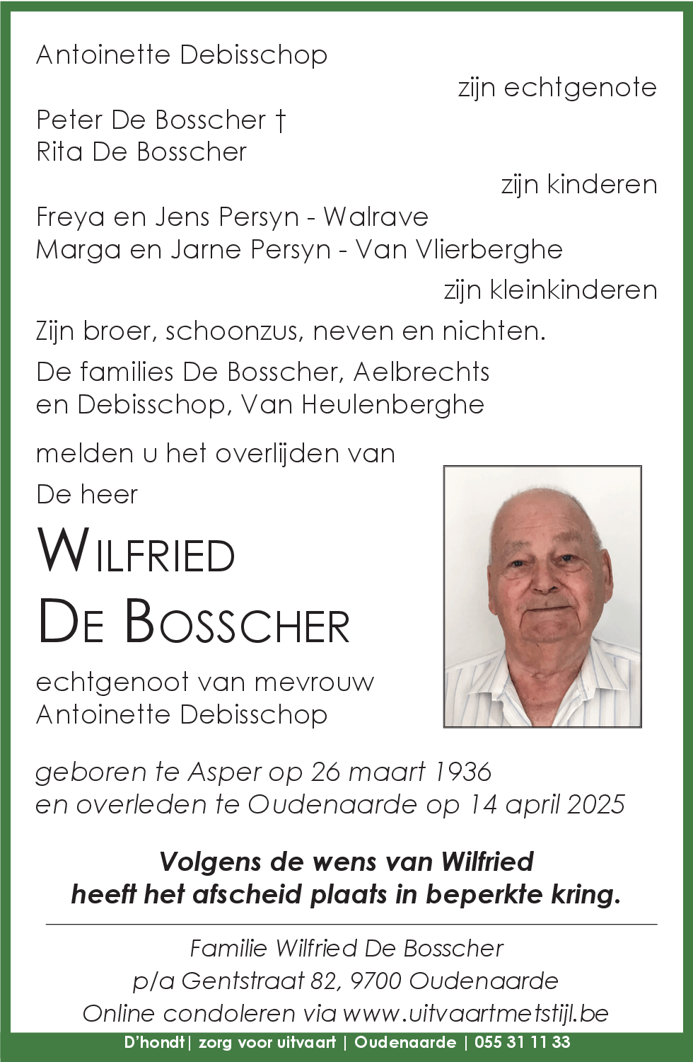 Wilfried De Bosscher