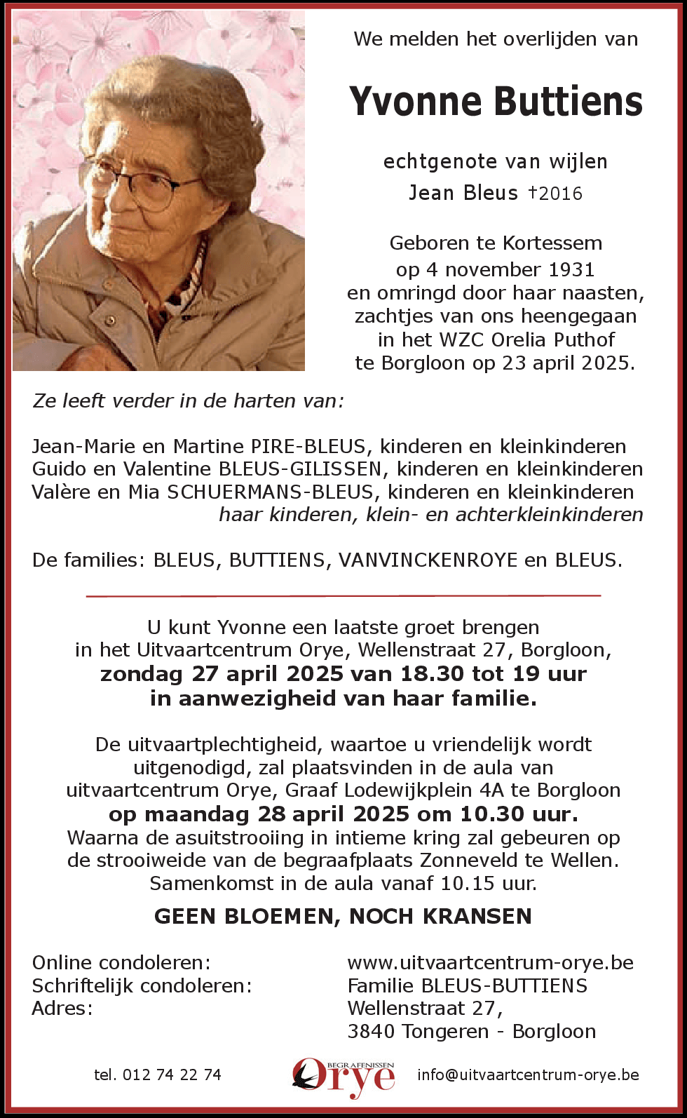 Yvonne Buttiens