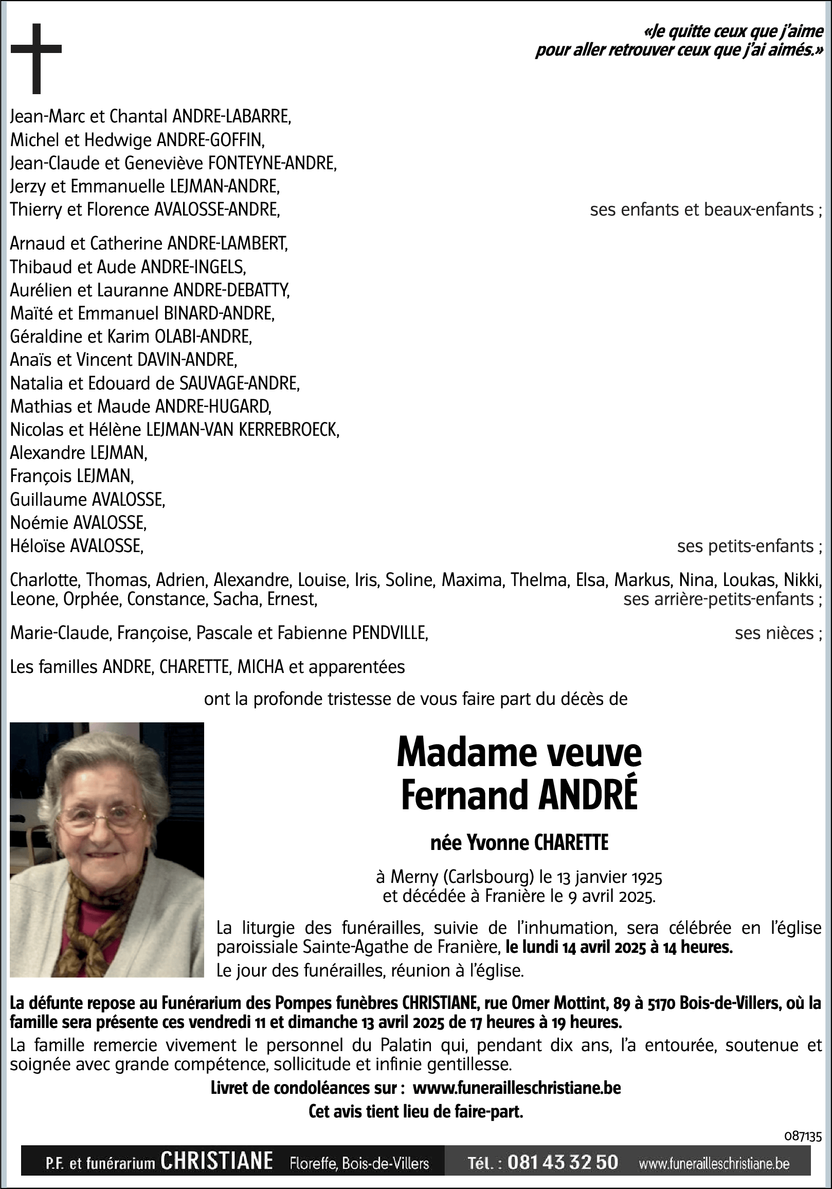 Yvonne CHARETTE