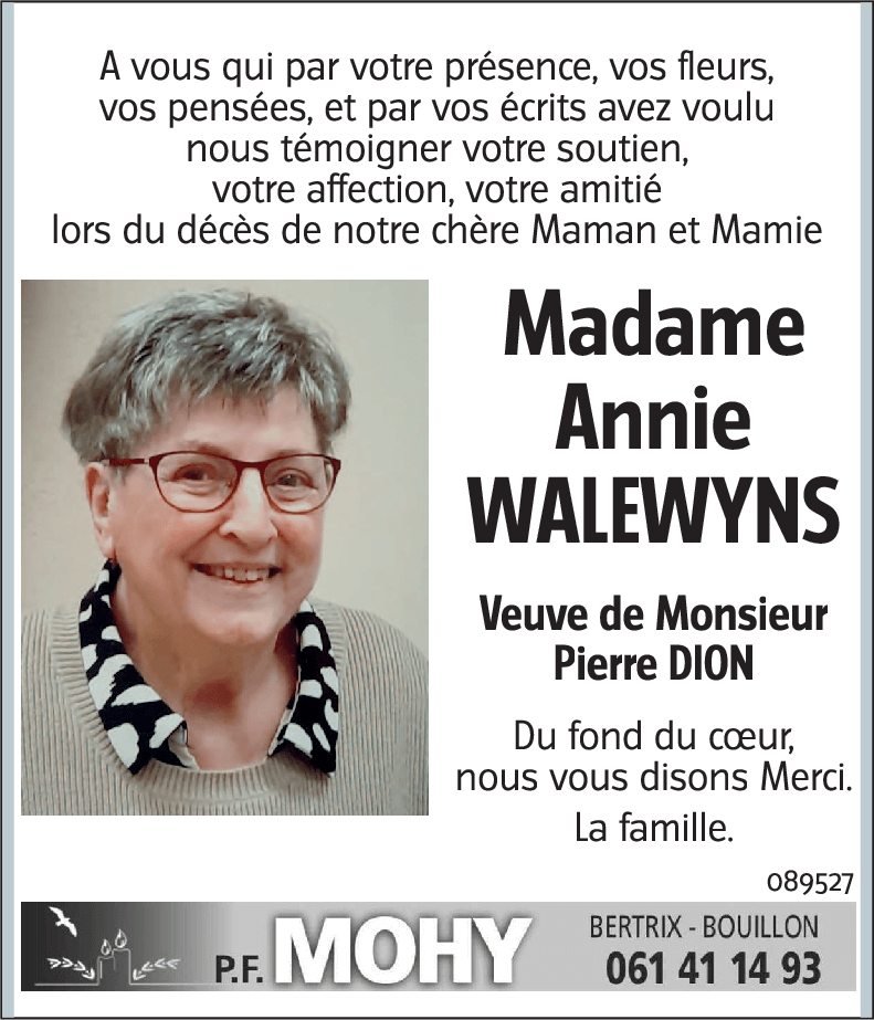 Annie WALEWYNS