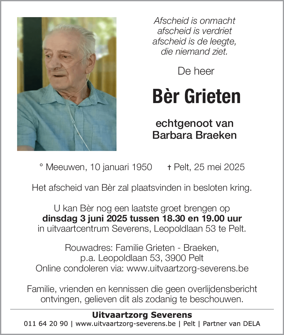 Bèr Grieten