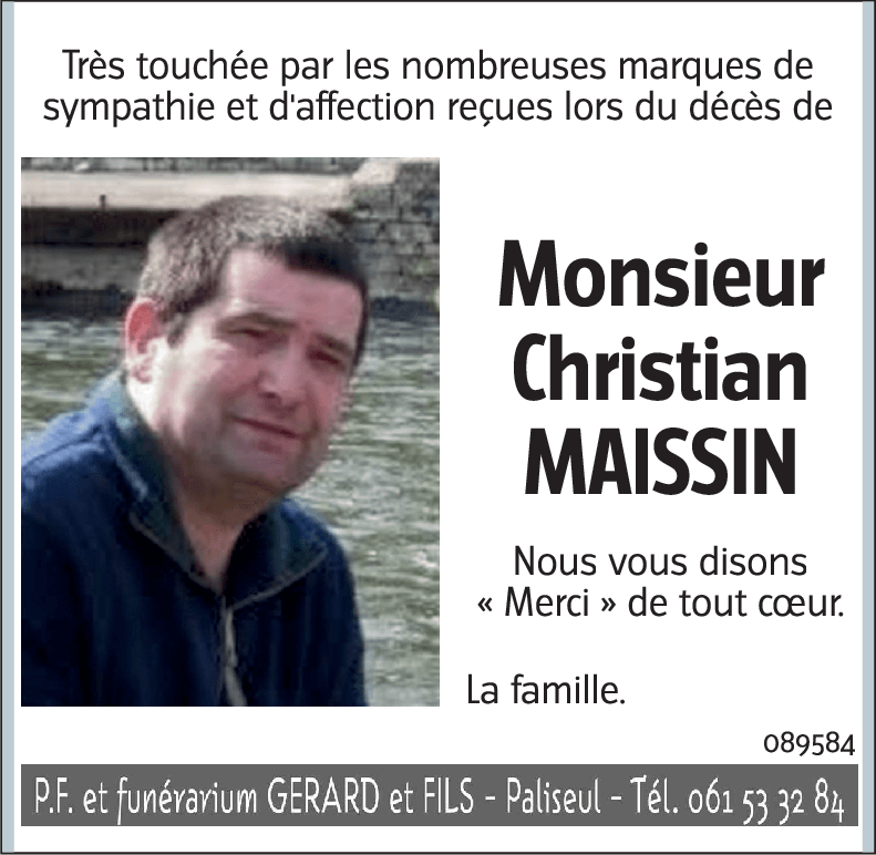 Christian MAISSIN