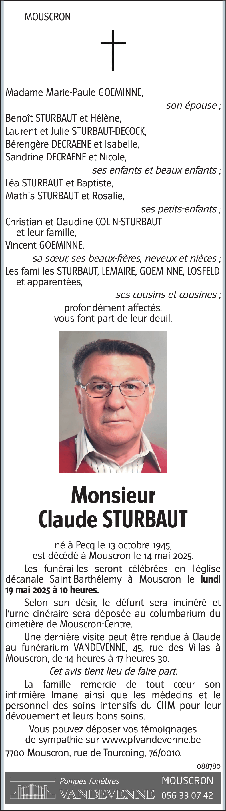 Claude STURBAUT