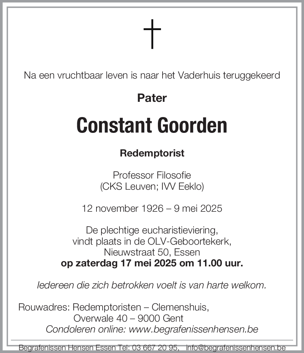 Constant Goorden