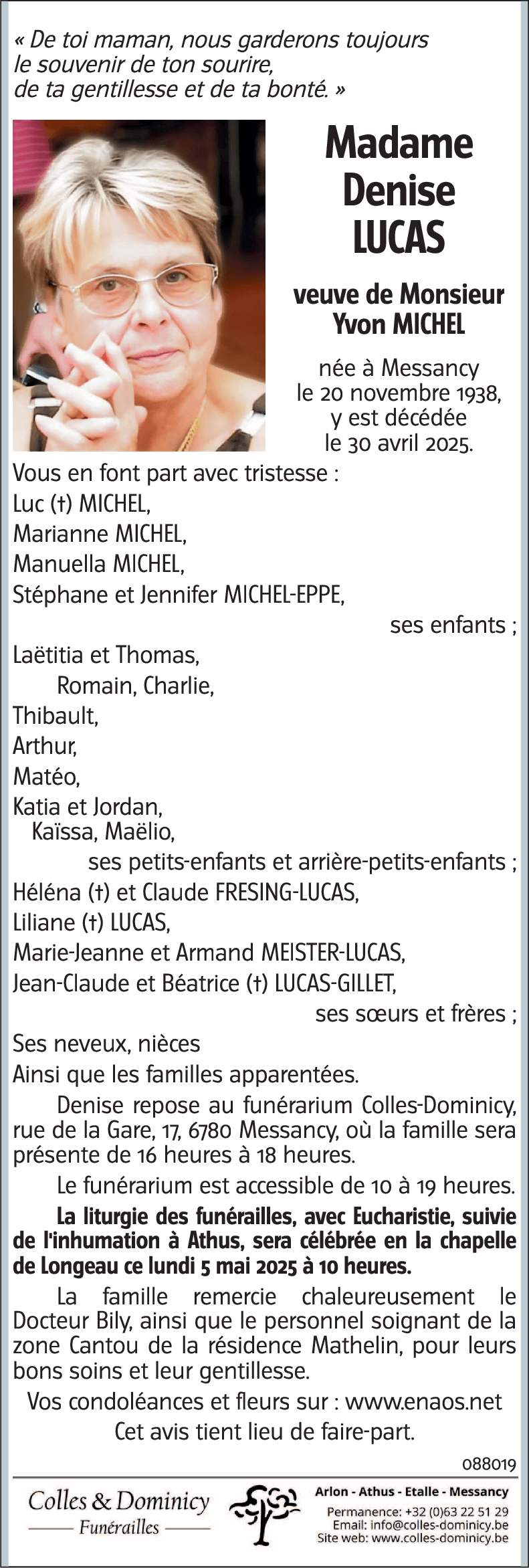 Denise LUCAS