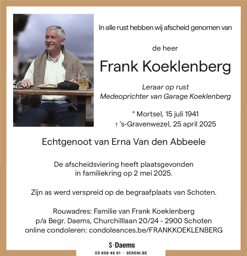 Frank KOEKLENBERG
