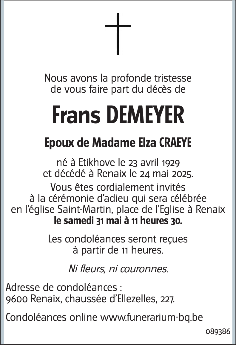 Frans DEMEYER