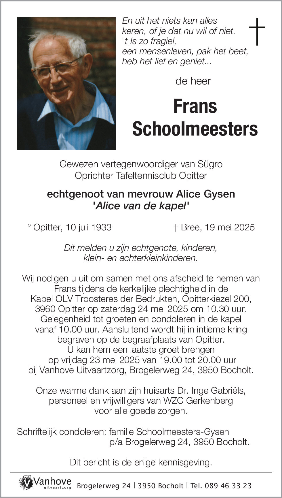 Frans Schoolmeesters