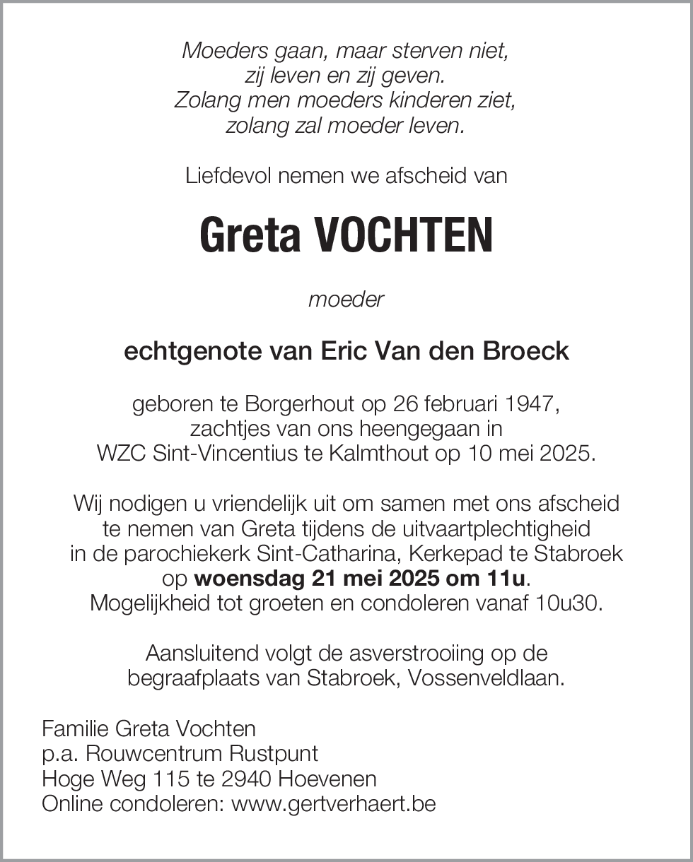 Greta Vochten