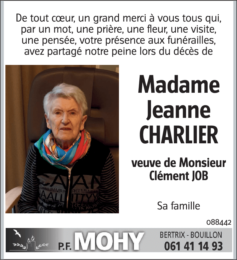 Jeanne CHARLIER