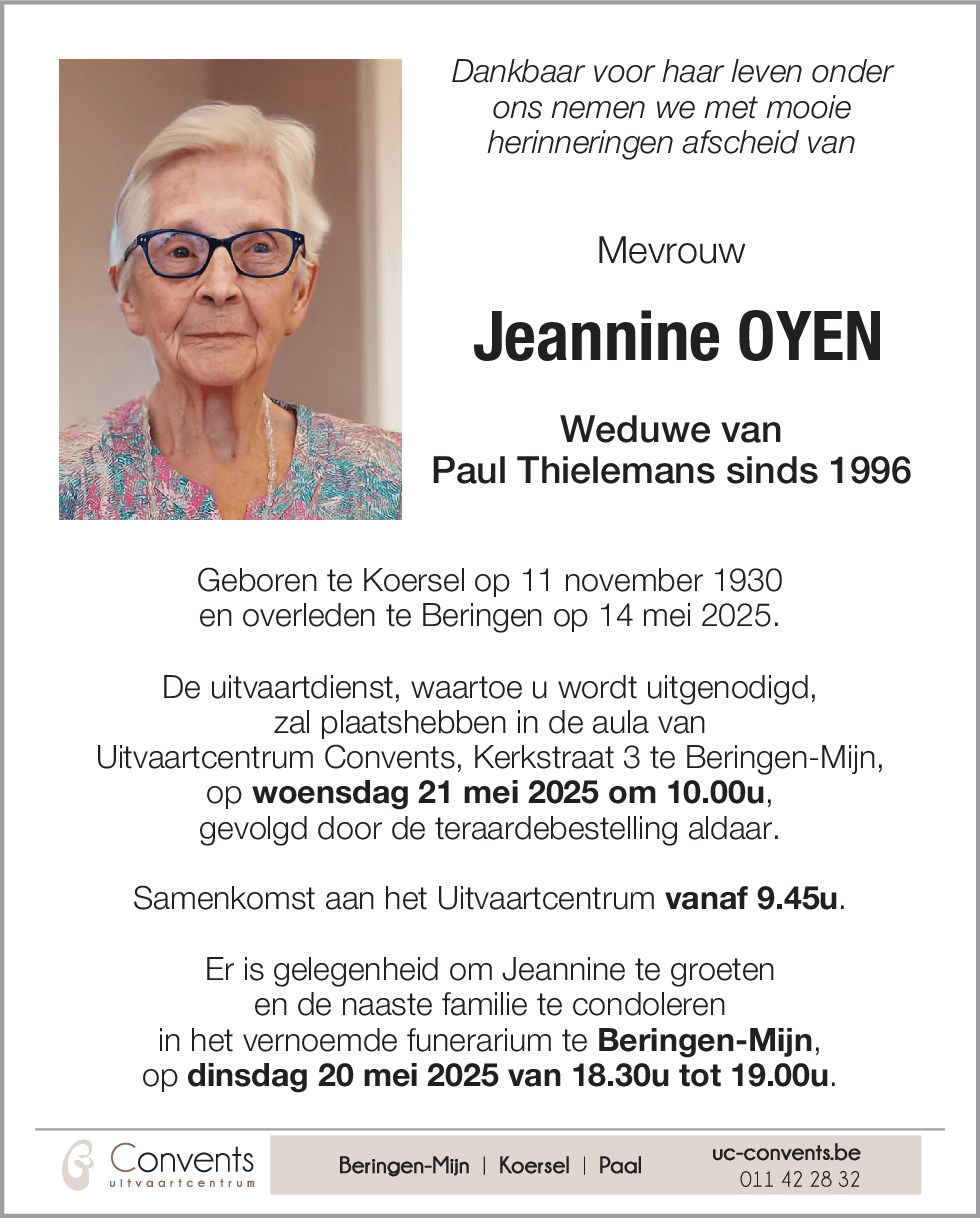 Jeannine Oyen