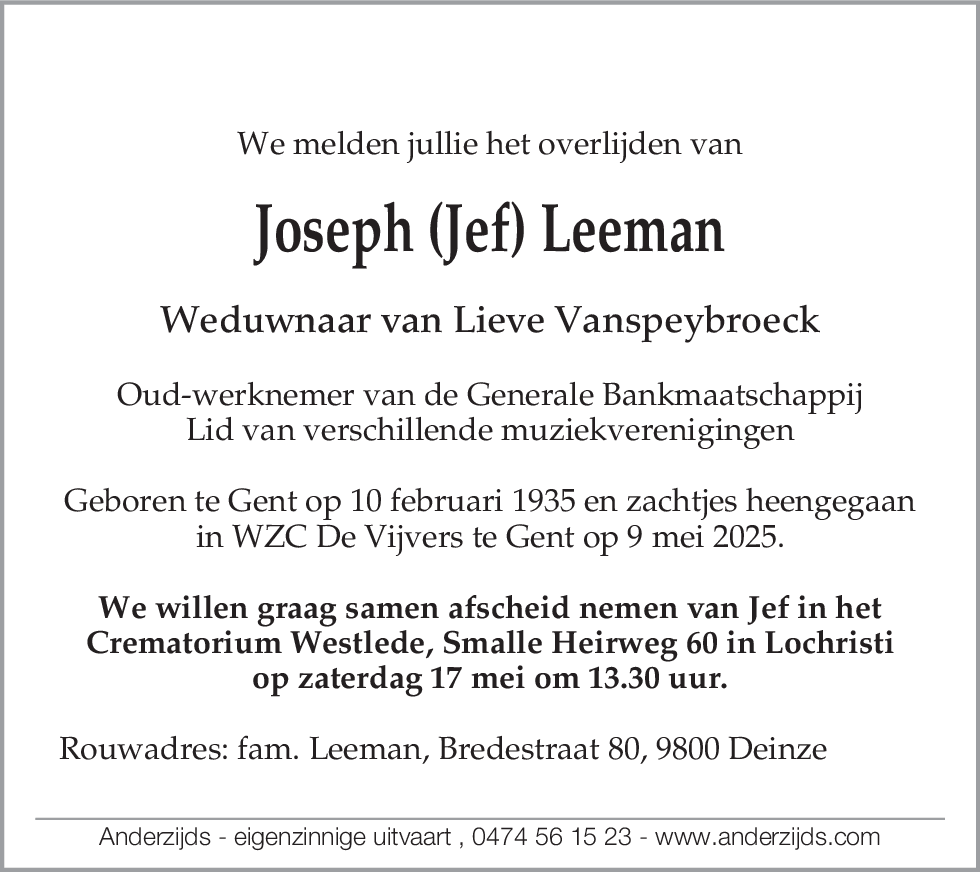 Joseph Leeman