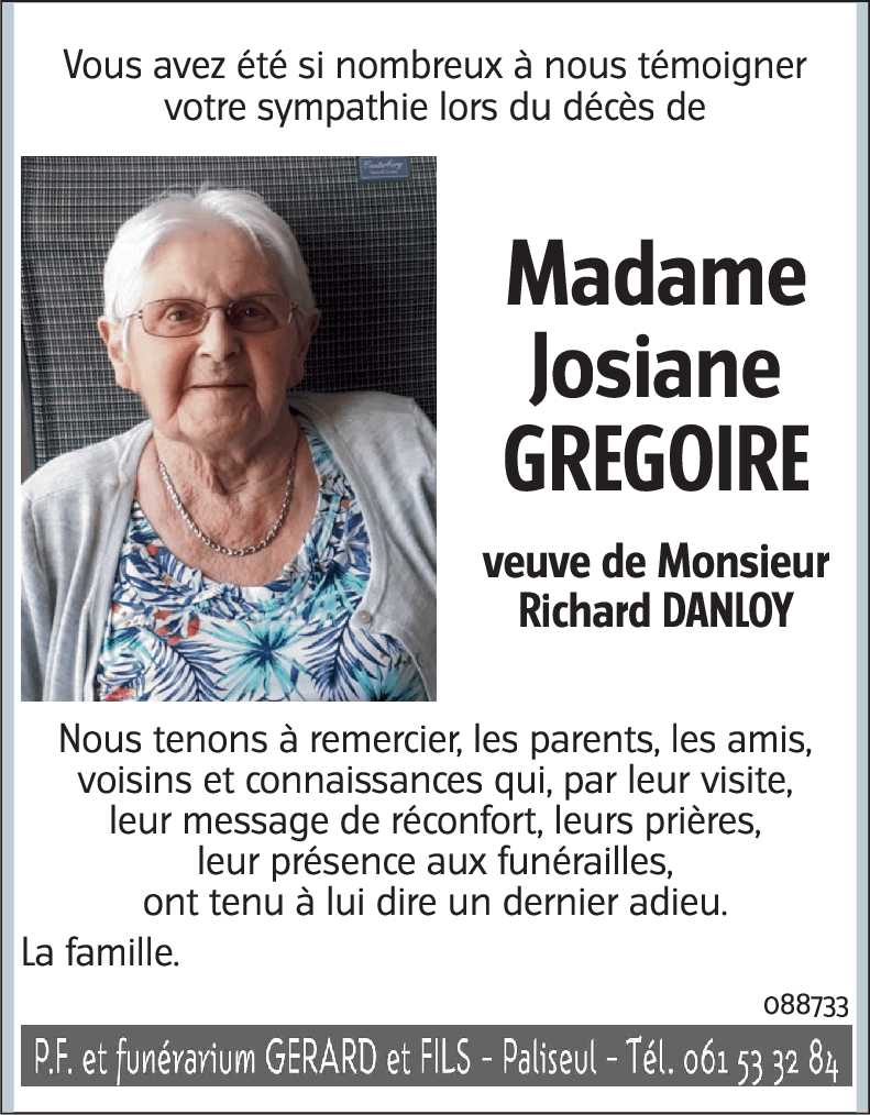 Josiane GREGOIRE