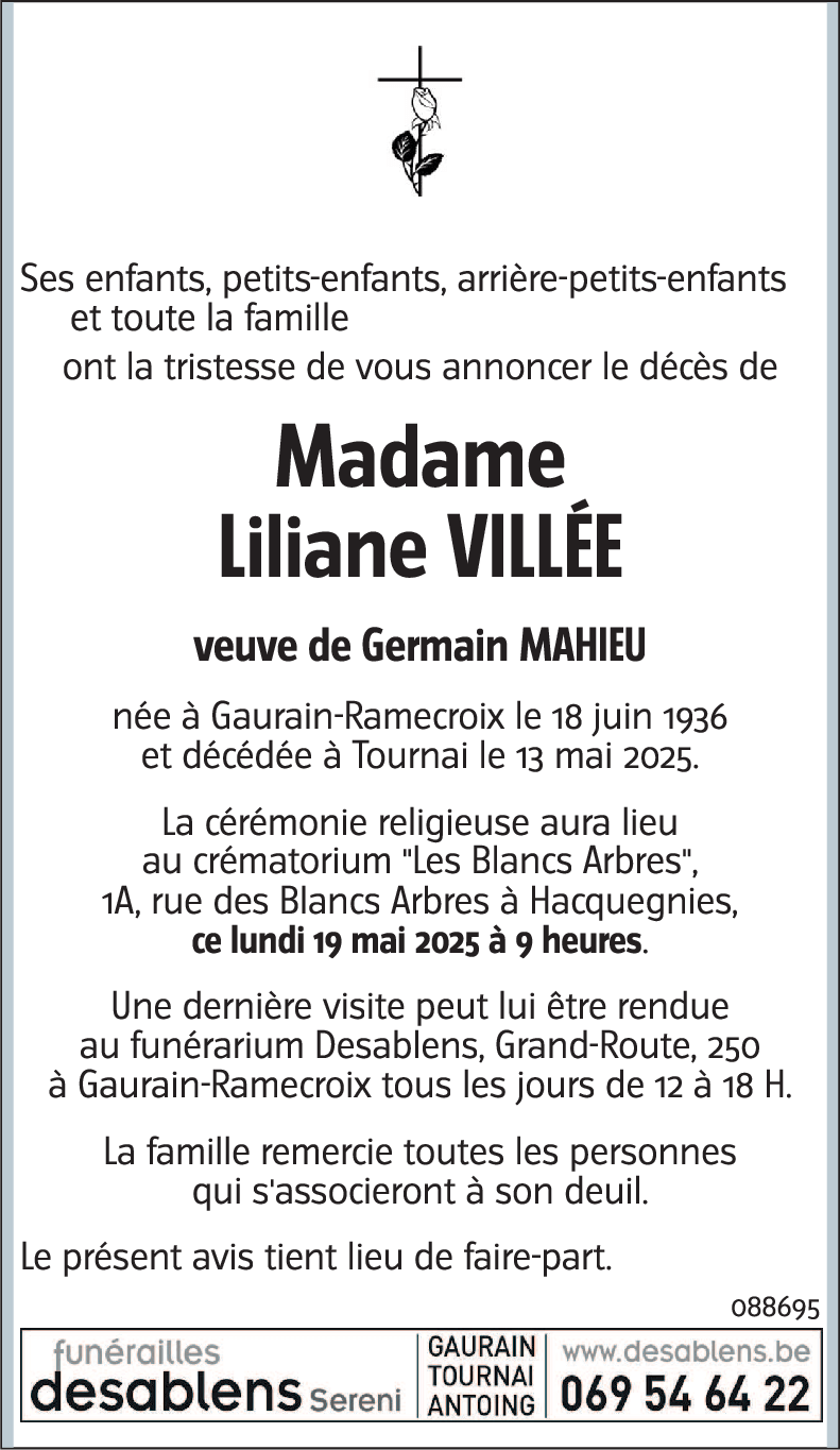 Liliane VILLÉE