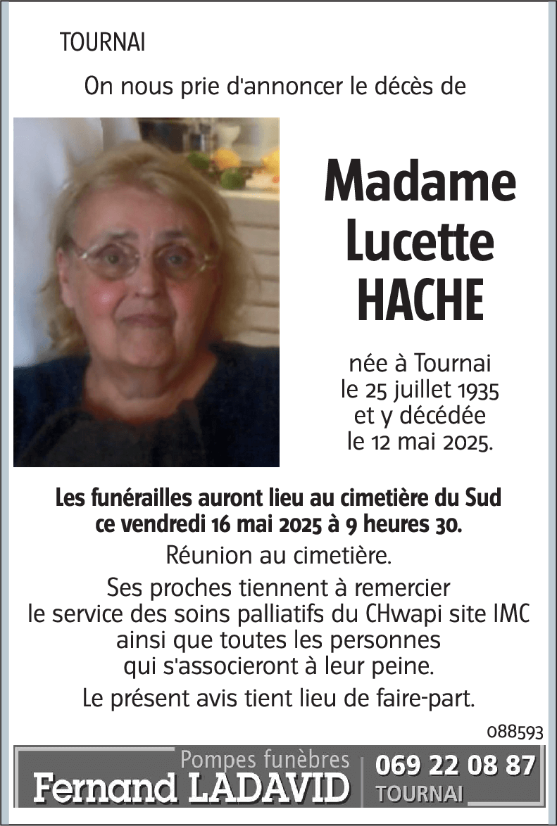 Lucette HACHE