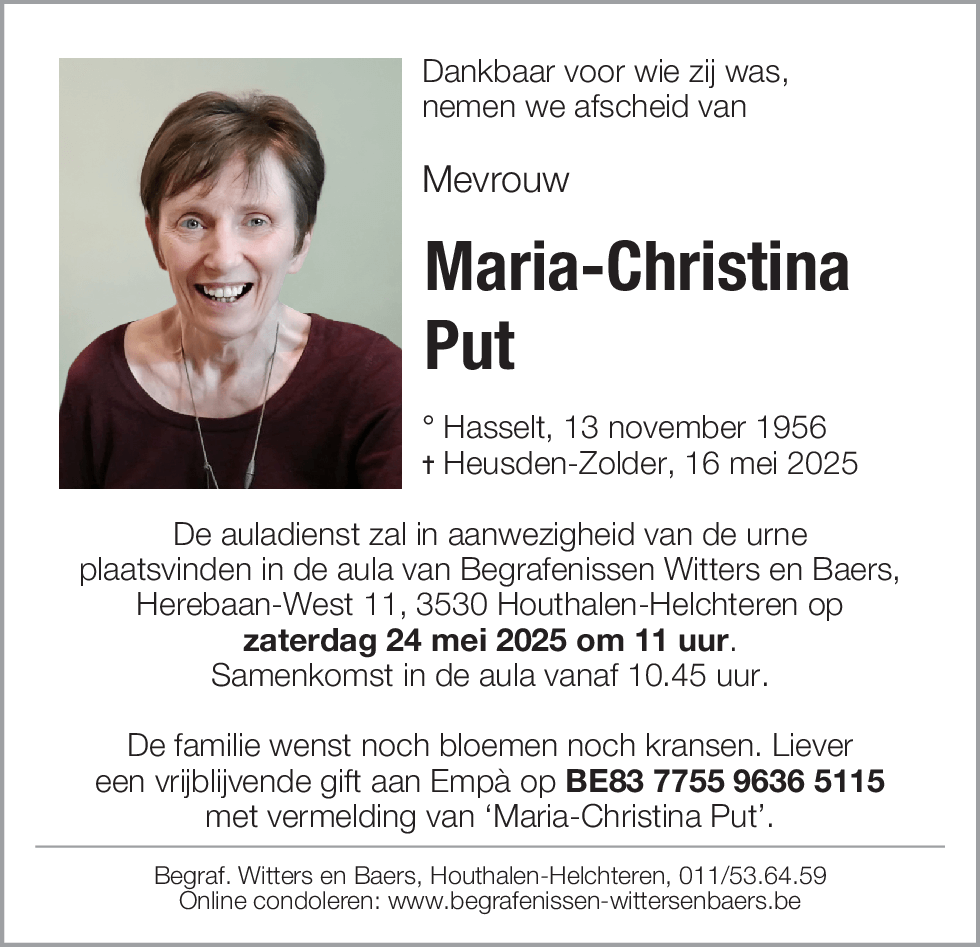 Maria-Christina Put