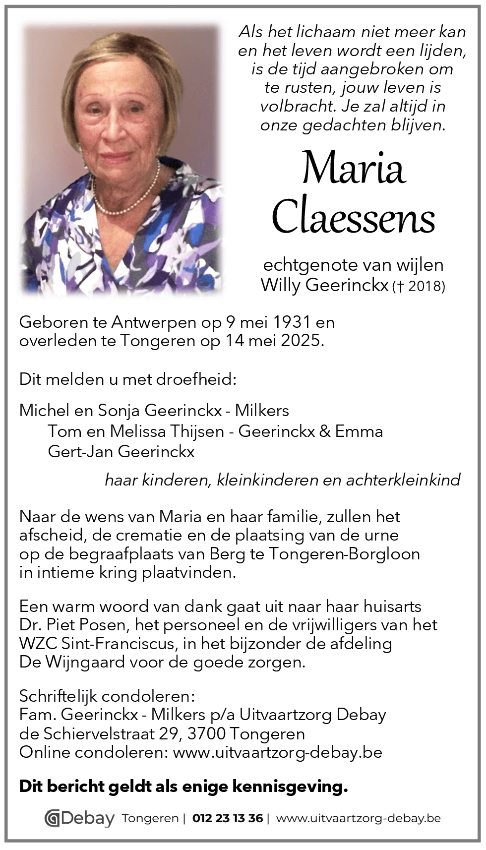 Maria Claessens