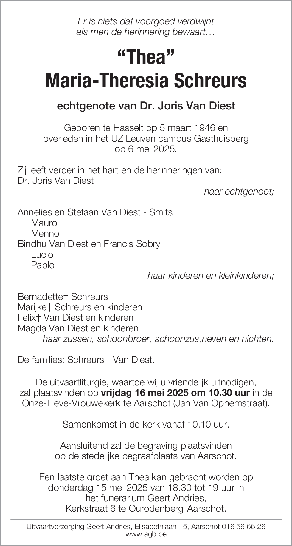 Maria-Theresia Schreurs