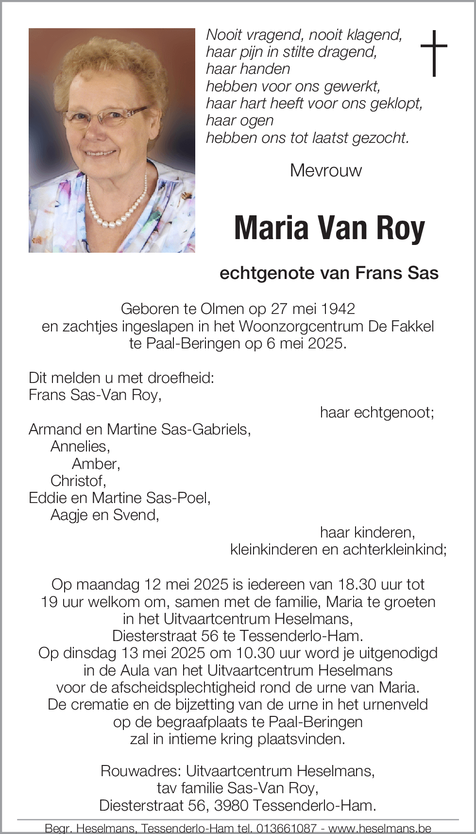 Maria Van Roy