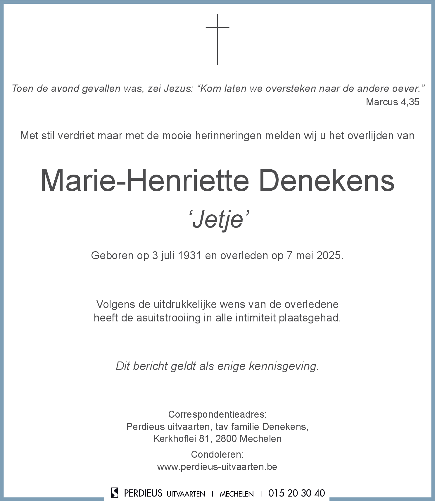 Marie-Henriette Denekens