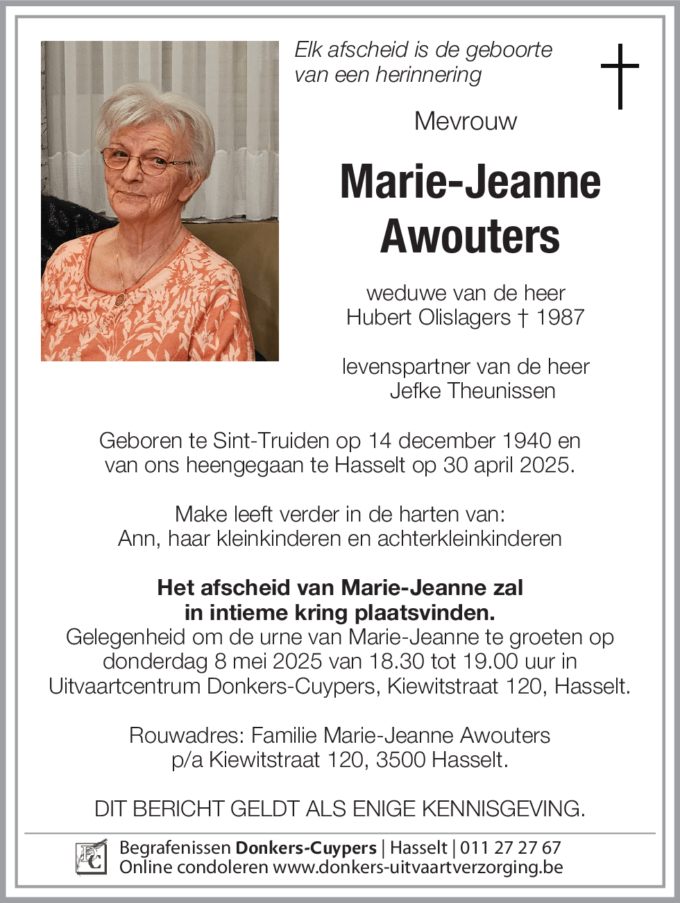 Marie-Jeanne Awouters