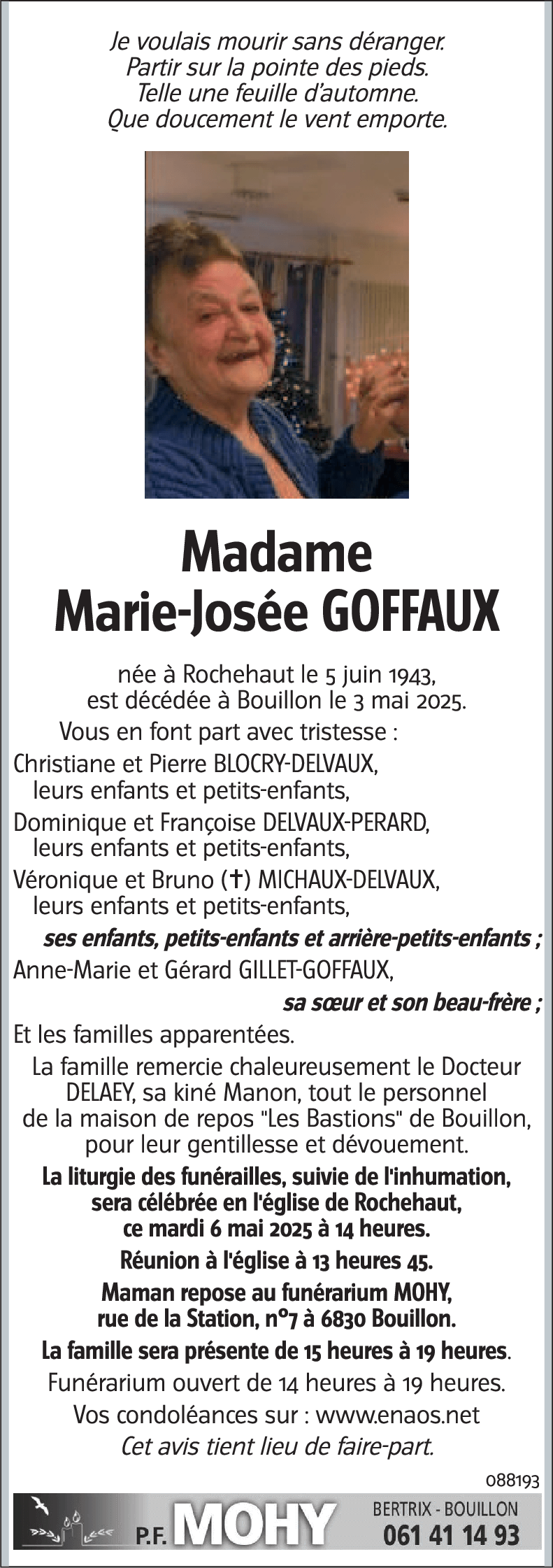 Marie-Josée GOFFAUX