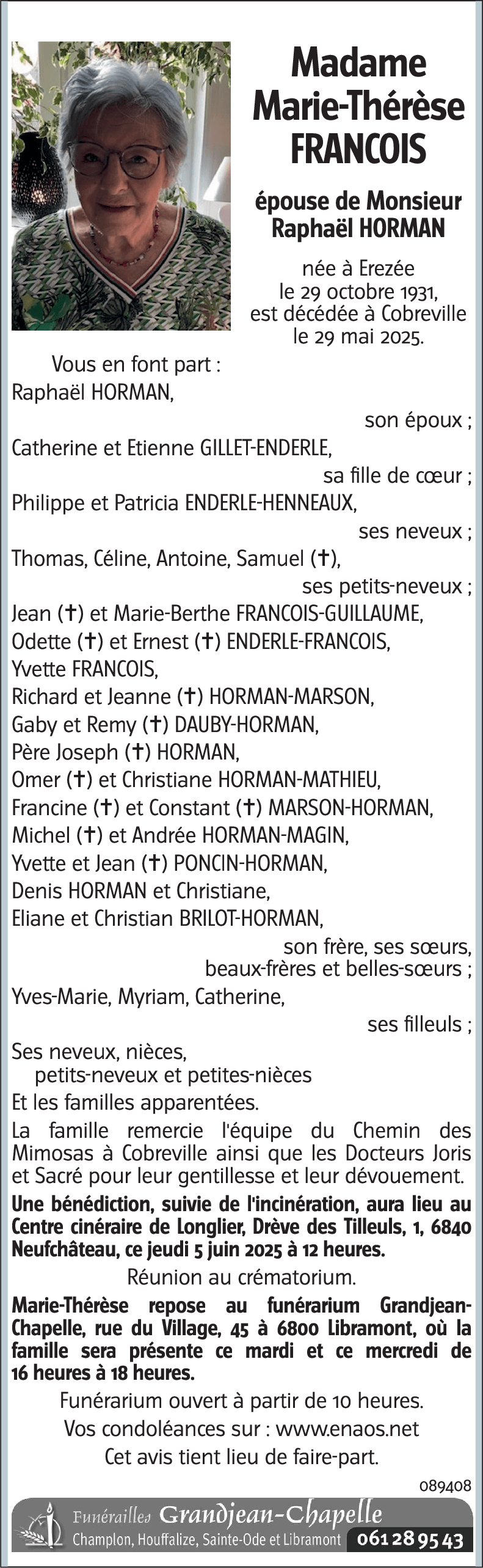 Marie-Thérèse FRANCOIS