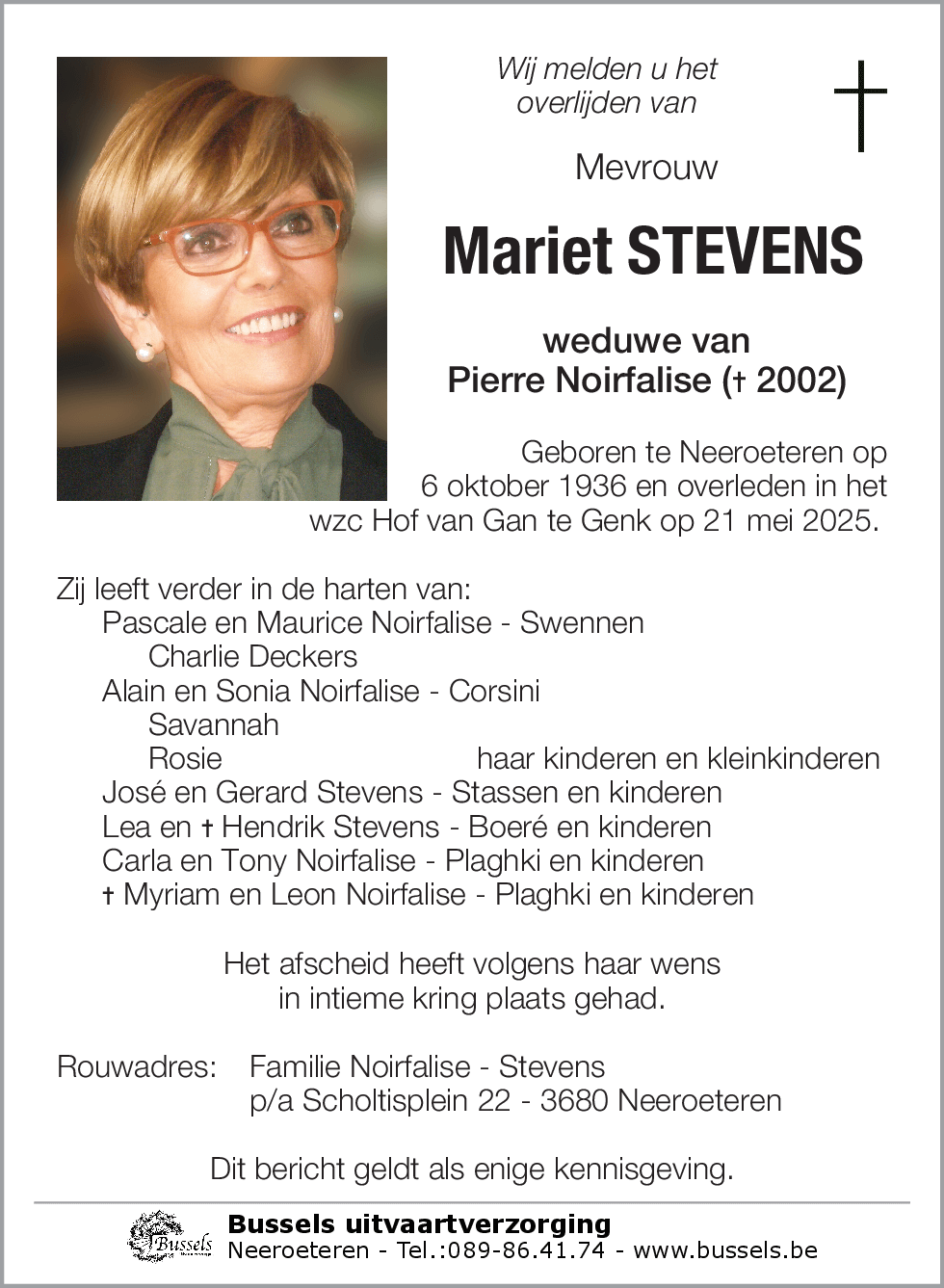 Mariet STEVENS