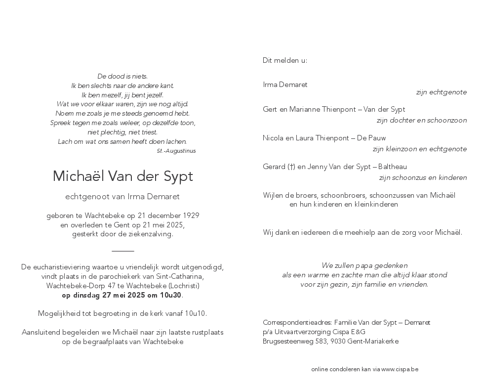 Michaël Van der Sypt