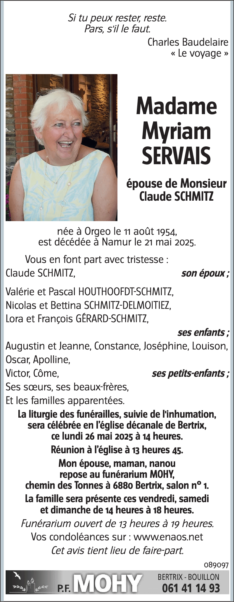 Myriam SERVAIS