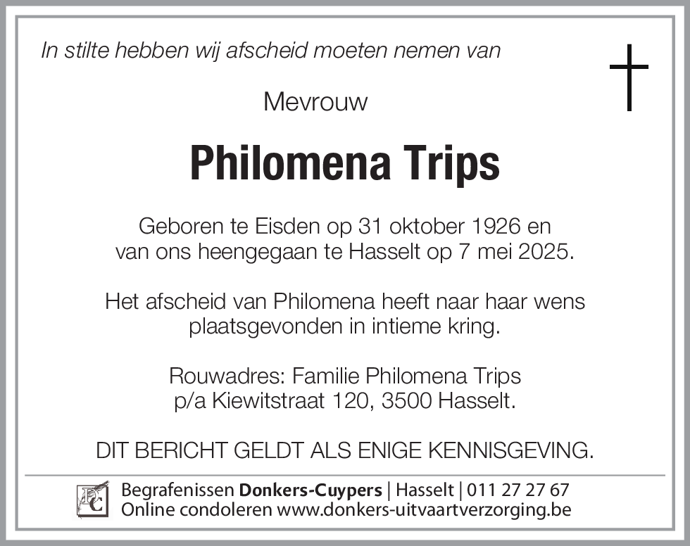 Philomena Trips