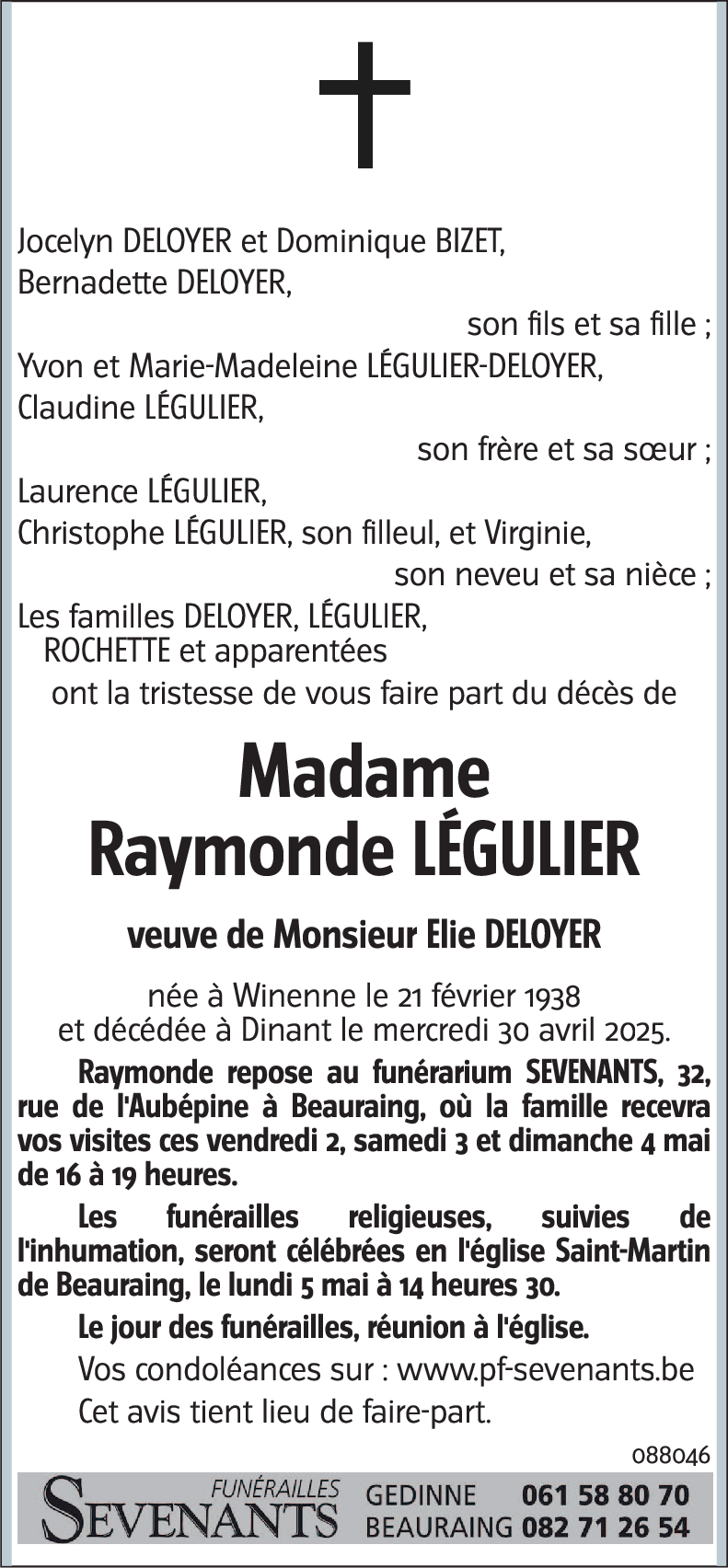 Raymonde LÉGULIER